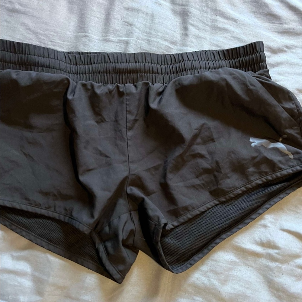 Puma Women's Black Athletic shorts